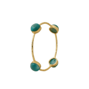 TEEL GREEN AGATE BANGLE JWL-BRC-018