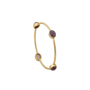 AMYTHIST FACCITED STONES BANGLE JWL-BRC-025