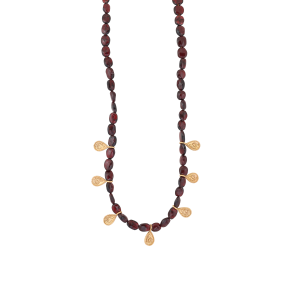 GARNET NECKALCE JWL-NEC009